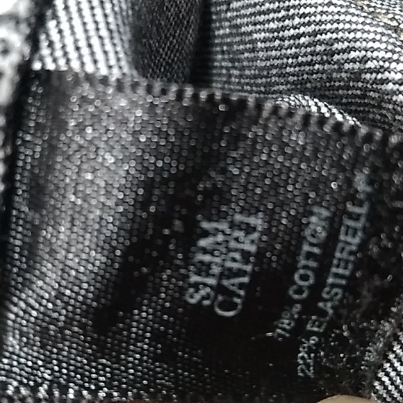 White House Black Market Slim Capri Noir Jeans Sz.2 Feel Beautiful Like New - Picture 12 of 13